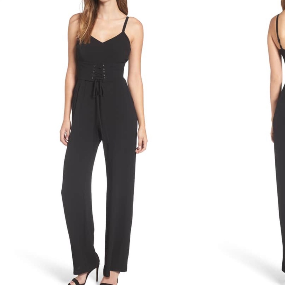 Wine / Burgundy colored Corset jumpsuit